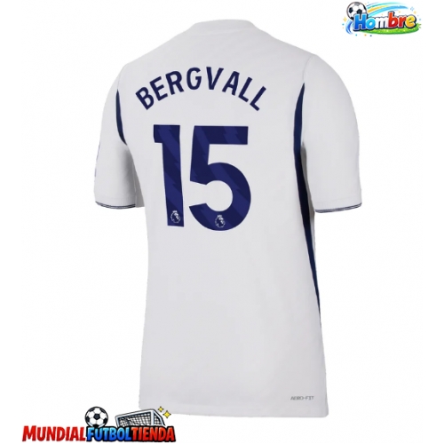 Camiseta Tottenham Hotspur Lucas Bergvall #15 Primera Equipación Replica 2026-27 mangas cortas